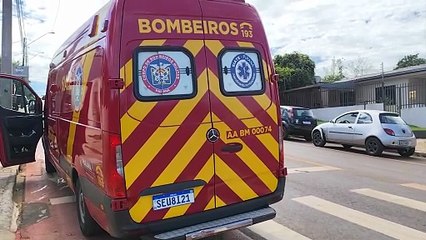 Homem fica ferido após colisão entre Honda CG e Ford Ka na Região Norte de Cascavel