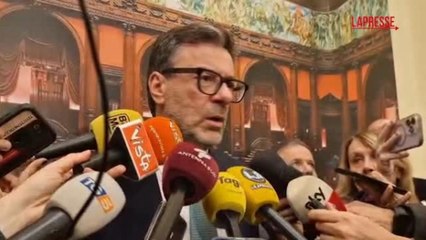 Giorgetti: «Rammarico per i tempi della Manovra. Per finanziare la difesa non un euro è stato tolto alla spesa sociale»