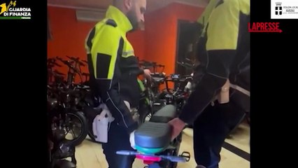 Verona, sequestrate centinaia di bici elettriche contraffatte
