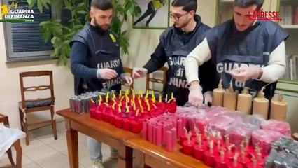 Capodanno, botti illegali: sequestri a Lucca e Benevento