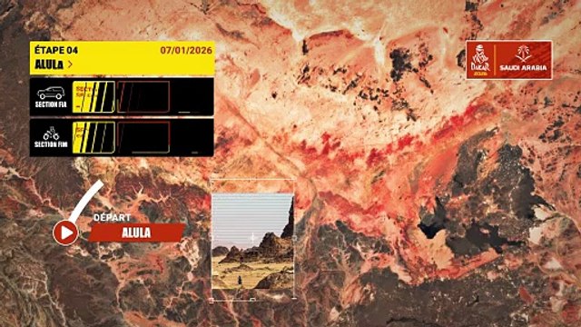 Dakar 2026 : Le parcours de la 4e étape - Rallye raid - Dakar