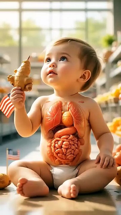 Ginger is very good for children health and brain