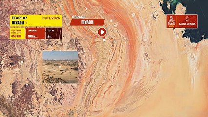 Dakar 2026 : Le parcours de la 7e étape - Rallye raid - Dakar