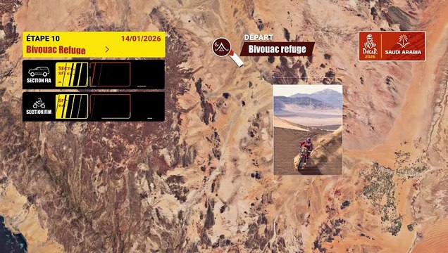 Dakar 2026 : Le parcours de la 10e étape - Rallye raid - Dakar