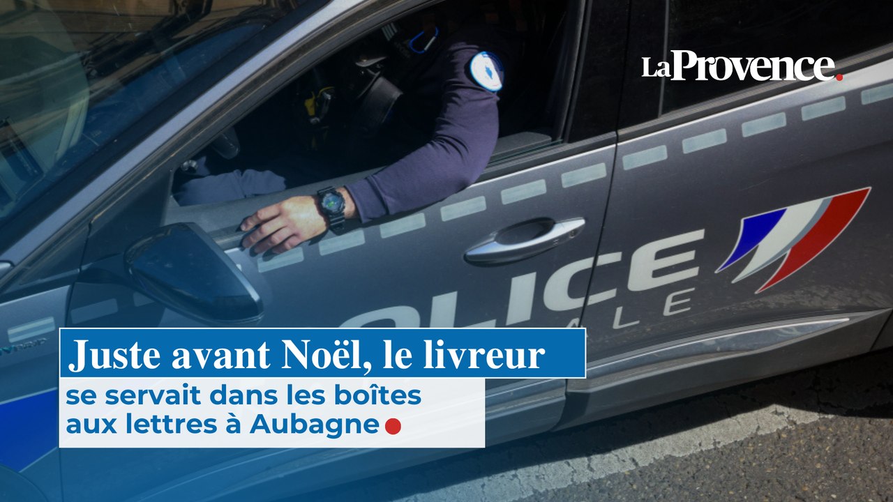 Juste avant Noël, le livreur se servait dans les boîtes  aux lettres à Aubagne