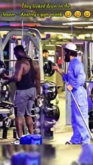 They looked down on the cleaner Anatoly's gym prank #gym #trolllife #prank