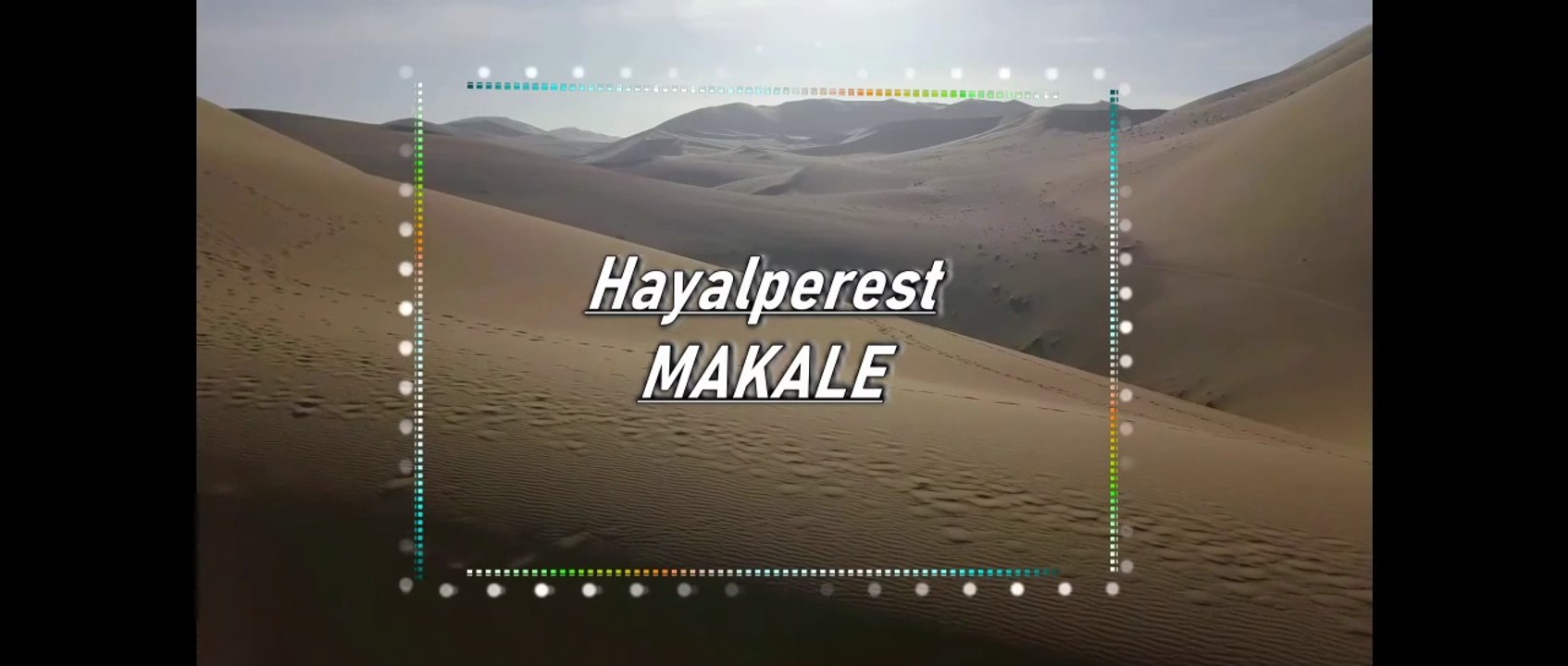 Hayalperest - Makale