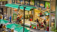 Miniature Subway Sandwich Shop | Cinematic Tiny Food City