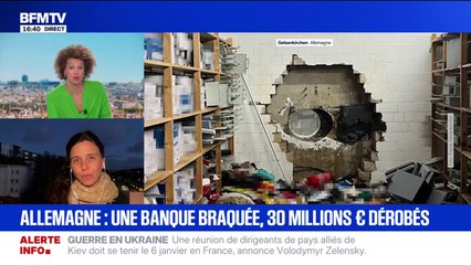 Allemagne: braquage spectaculaire d'une banque, le préjudice estimé à 30 millions d'euros par la police