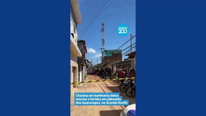 Chacina em barbearia deixa mortos e feridos em Jaboatão dos Guararapes, no Grande Recife