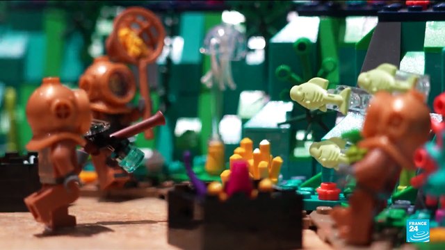 France : une exposition fait revivre en Lego l'univers marin de Jules Verne