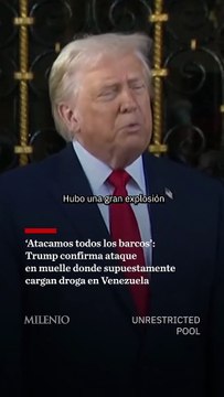 El presidente de Estados Unidos, Donald Trump, confirmó que fuerzas estadunidenses realizaron el primer ataque terrestre en Venezuela