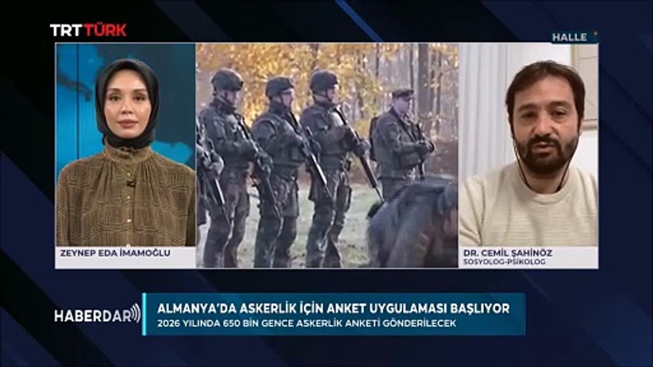 Gencler askere gitmek istemiyor (TRT Türk, Haberdar, 29.12.2025)