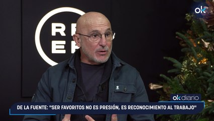 De la Fuente: “Ser favoritos no es presión, es reconocimiento al trabajo”