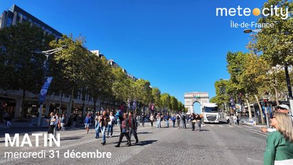 Bulletin météo Île-de-France du mercredi 31 décembre 2025