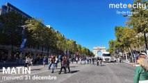 Bulletin météo Île-de-France du mercredi 31 décembre 2025