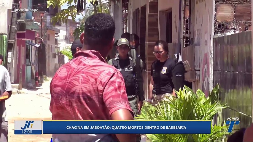 Chacina em Jaboatão: quatro mortos dentro de barbearia