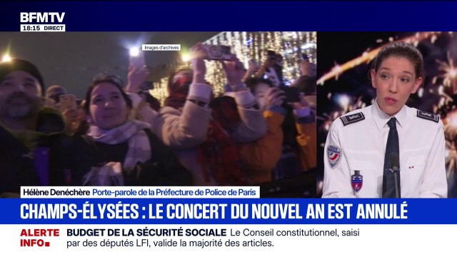31-Décembre: le concert du Nouvel An sur les Champs-Élysées n'aura pas lieu