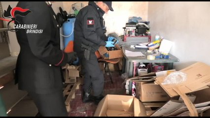 Sequestro di botti di Capodanno nascosti in un garage nel brindisino