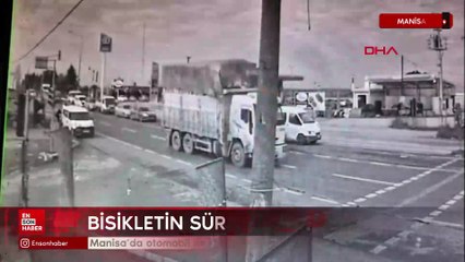 Manisa’da otomobil ile çarpışan elektrikli bisikletin sürücüsü öldü