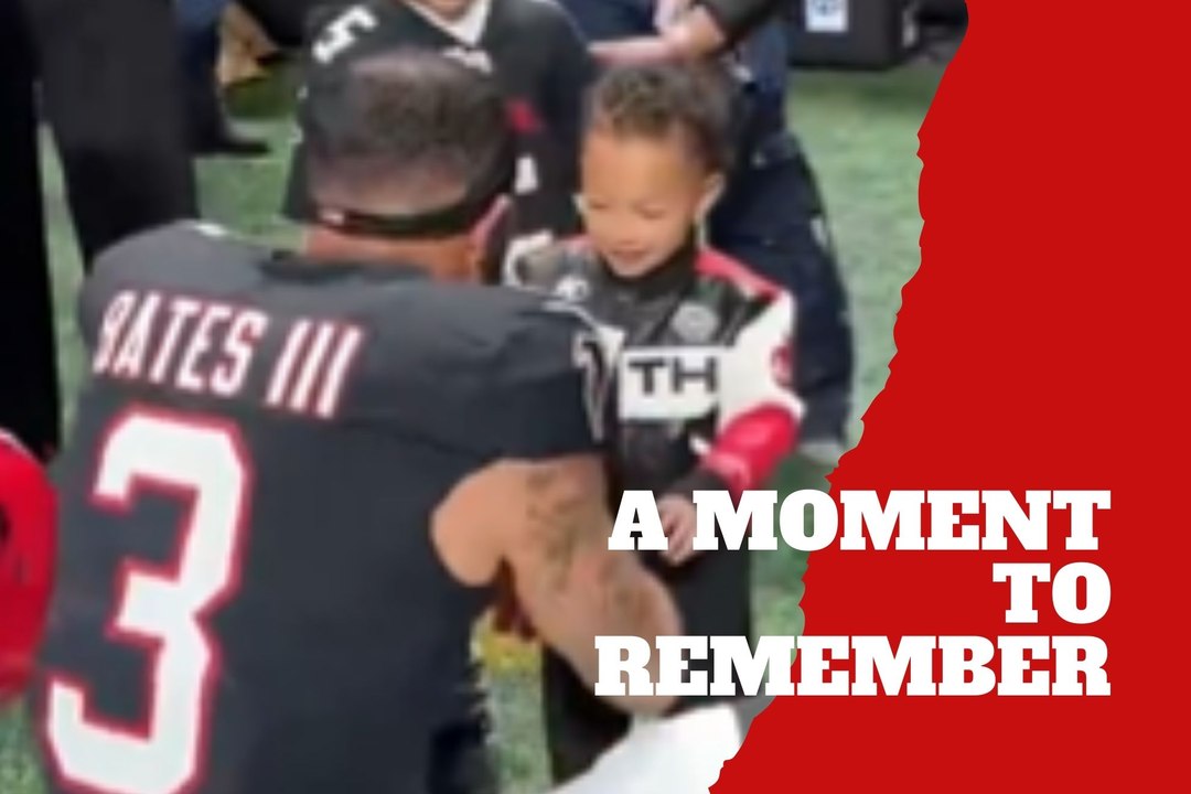 Jessie Bates III made a great pass with someone special