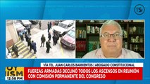 Barrientos: la CSJ ya determinó que esa comisión del Congreso es inconstitucional