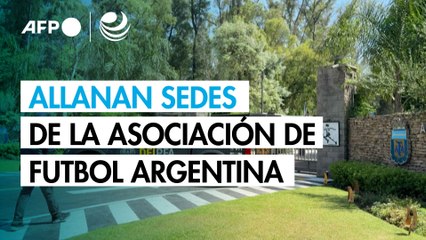 Allanan sedes de la Asociación de Fútbol Argentina en investigación por evasión fiscal