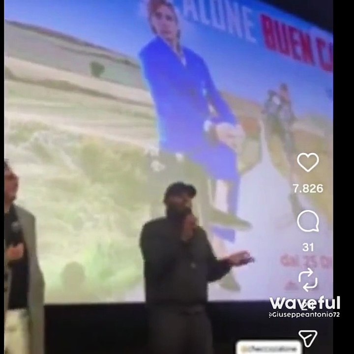 Checco Zalone a bari con il suo nuovo film