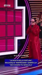 Cristiano Malgioglio vs Samira lui alla ruota della fortuna
