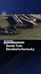 Goods Train Derailed in Kentucky