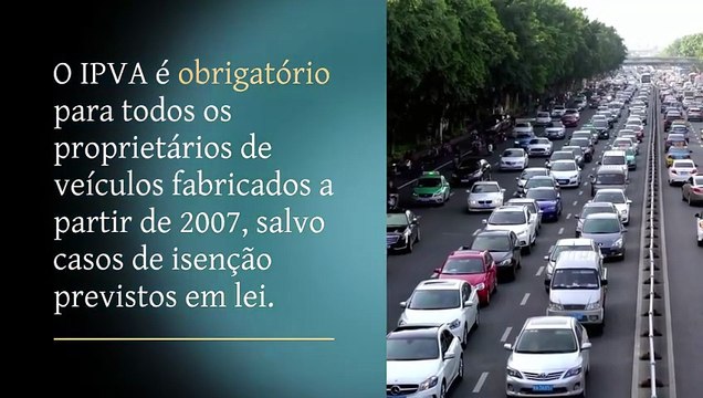 Vídeo - Prazo para pagamento antecipado do IPVA 2026 com desconto máximo termina nesta terça-feira