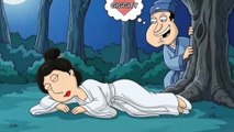 Family Guy Style  The Return of Condor Heroes 龙骑士尹志平趁虚而入玷污小龙女 AI 惡搞之家 Peter Griffin Quagmire Cartoon The Giant Eagle and Its Companion Little Dragon Girl