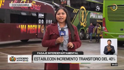 ATT aprueba incremento del 40% en pasajes interdepartamentales