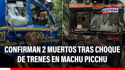 Tragedia en Cusco: Dos fallecidos y casi un centenar de heridos tras choque de trenes en Machu Picchu