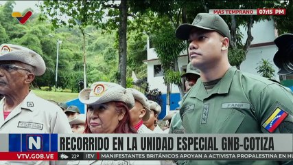 Vpdte. Sectorial Padrino López realiza un recorrido en la Unidad Especial de GNB en Cotiza