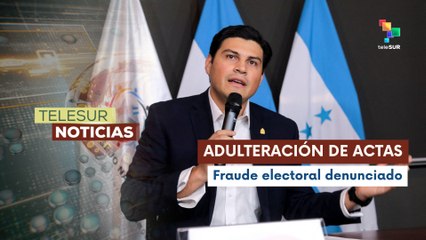 Denuncian adulteración de actas electorales en Honduras