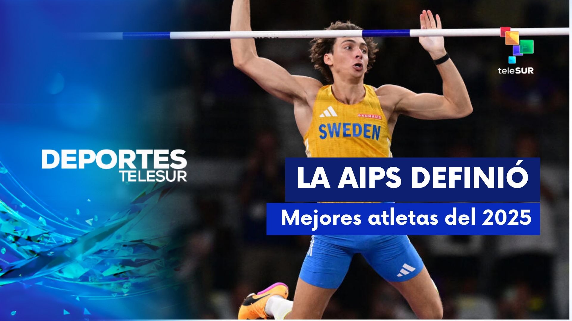 Armand 'Mondo' Duplantis Mejor Deportista del 2025 DEPORTES TELESUR  30-12-2025, image size:1920x1080