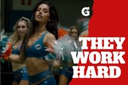 Miami Dolphins cheerleaders show the extra work they put in to perform