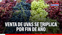 Venta de uvas se triplica por fin de año