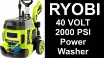 Mind-Blowing Power: RYOBI 40V 2000PSI Brushless Power Washer