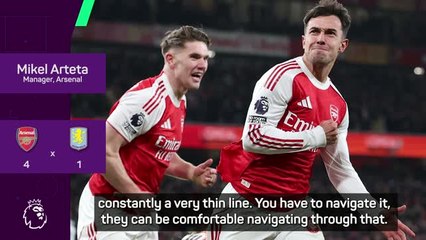 Arteta happy with Arsenal's ruthless edge in Villa win