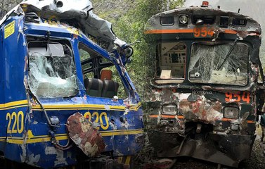 Tragedia en Machu Picchu: un muerto y medio centenar de heridos tras choque frontal entre dos trenes