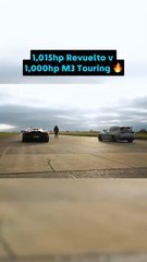 1,000HP Showdown: Lamborghini Revuelto vs BMW M3 Touring