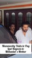 Mammootty Visits to Pay Last Respects to Mohanlal’s Mother