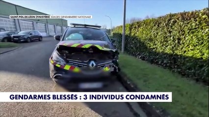 Brest : trois hommes condamnés après une course-poursuite ayant blessé des gendarmes