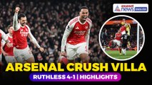 Arsenal vs Aston Villa Highlights: Gunners Dominate Villa with Ruthless Second-Half Show