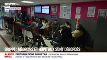La France est en alerte rouge grippe et les salles d'attente des hôpitaux commencent à être débordées