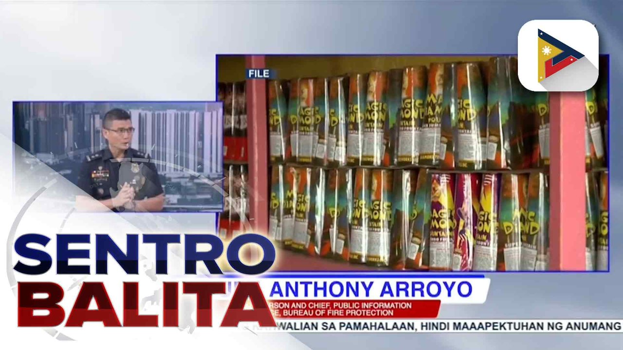 Pinaigting na kampanya ng BFP kontra paputok, nakatulong na mapababa ang insidente ng sunog tuwing ‘Ber Months’; ilang nakamit ng BFP ngayong taon, inalatag | ulat ni Gab Villegas