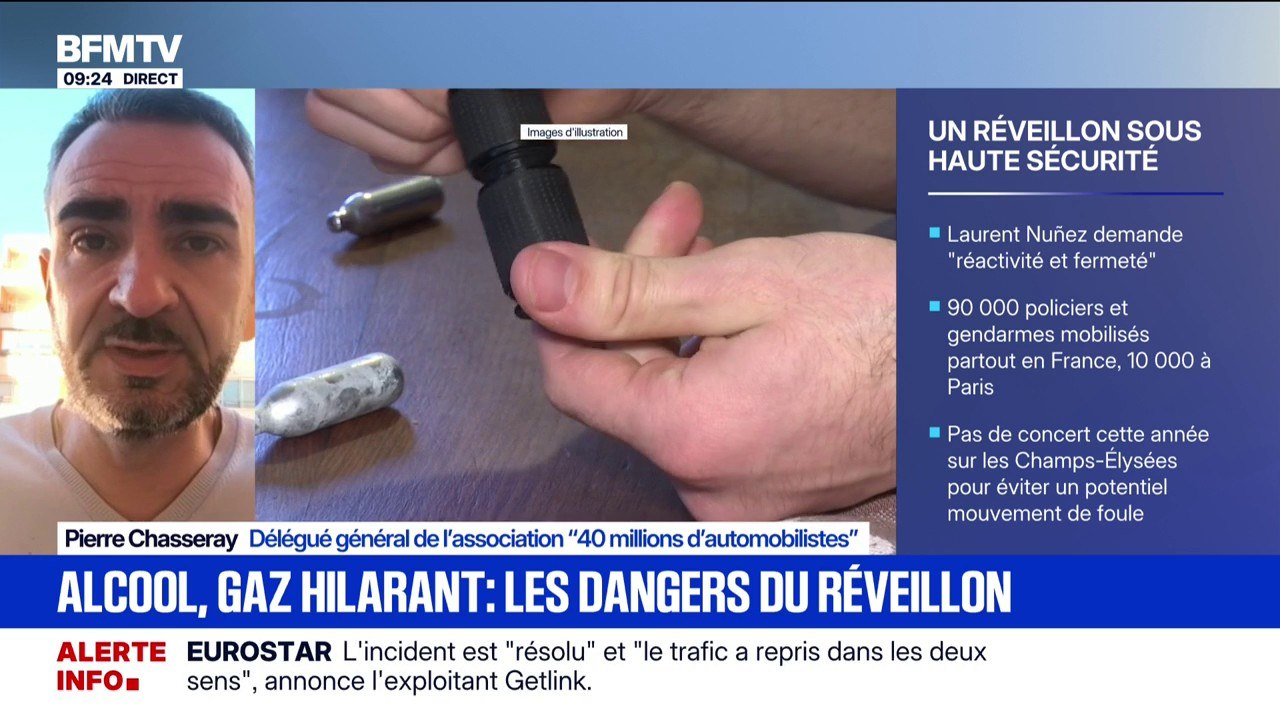 Conduite sous gaz hilarant: "Il est impossible de passer au travers d'un accident mortel", déclare Pierre Chasseray, délégué général de l’association “40 millions d’automobilistes”