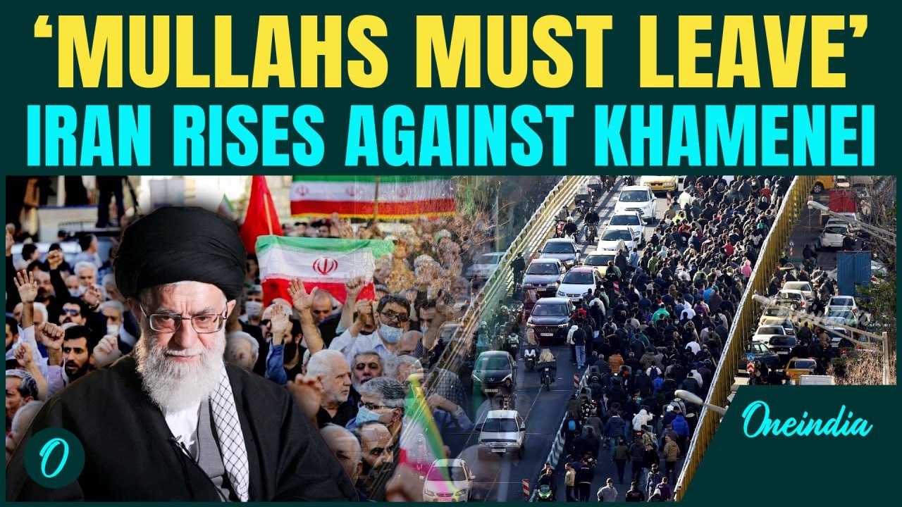 Iran Rises Against Khamenei: ‘Mullahs Must Leave’ Massive Protests Sweep Tehran & Mashhad